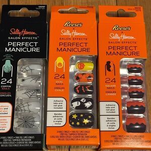 3PK- Sally Hansen Halloween press on nails bundle
